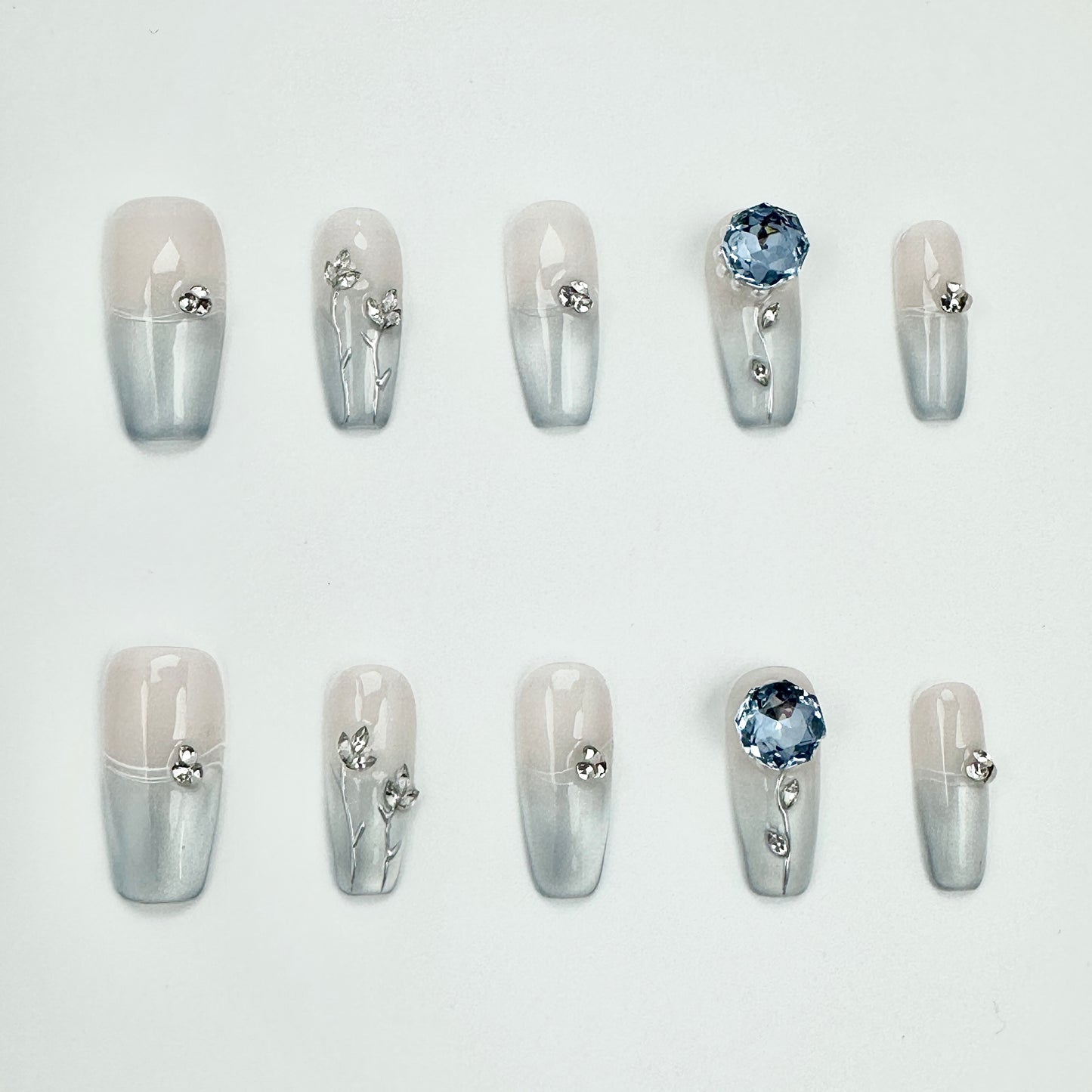 CRYSTAL SKY OMBRÉ (COFFIN)